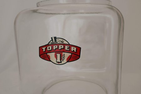 Victor Topper Square Globe with Topper Deluxe Decal - GB003D