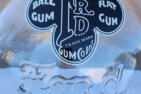 FORD EARLY "FLAT GUM" DECAL