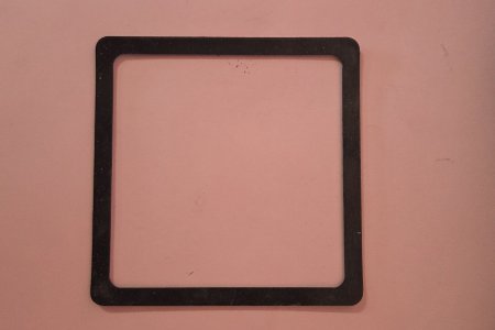 Ajax, Challenger, Cebco, or Log Cabin Bottom - Laser Cut BLACK RUBBER (Square) - GS093