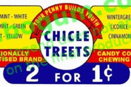 Chicle Treets  2 for 1c