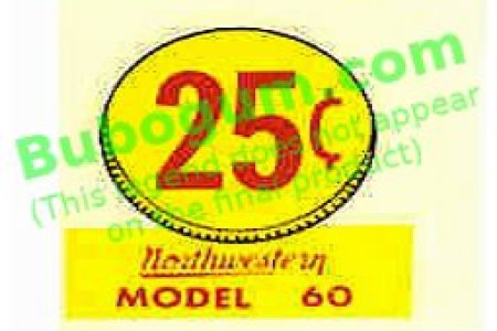 Northwestern 60  25c - DC183