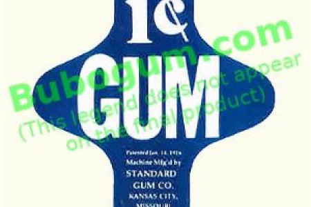 1c Gum  Standard Gum Co. (Blue) - DC190