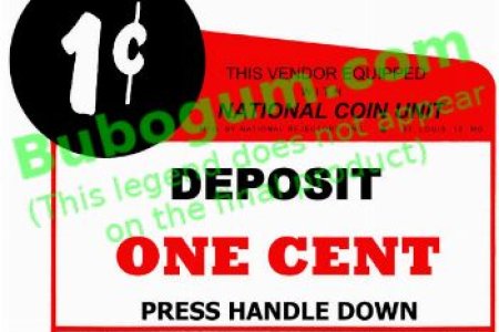 National Coin Unit Press Handle Down  1c
