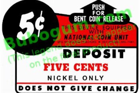 National Coin Unit Bent Coin Release  5c