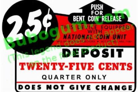 National Coin Unit Bent Coin Release  25c