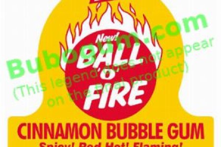 Leaf Ball 'O' Fire Cinnamon Bubble Gum - DC348