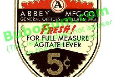 Abbey Mfg. Co. Fresh!  5c (small) - DC503