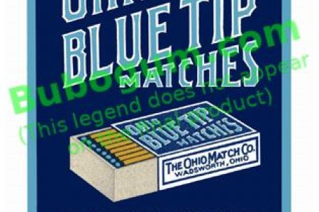 Columbus Model 25 Ohio Blue Tip Matches