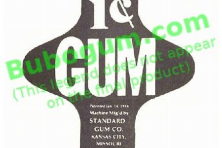 1c Gum  Standard Gum Co. (Black)