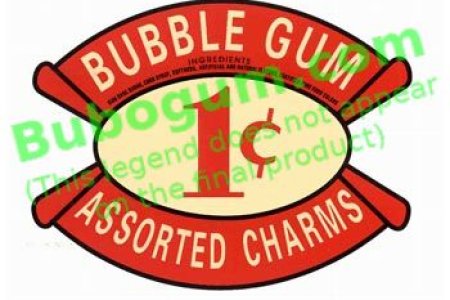 Bubble Gum 1c Assorted Charms