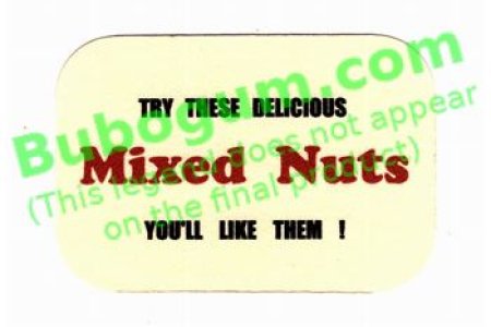 Northwestern 31 Merchandiser   Mixed Nuts Card - DC615