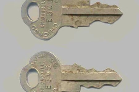 Original Columbus barrel lock keys