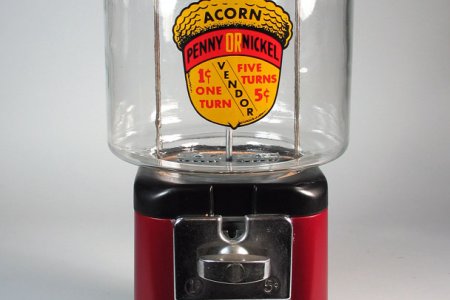 Oak Acorn 1c/5c Peanut Machine 