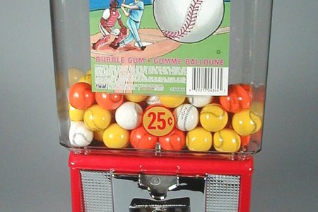 Northwestern 60 Baseball Gum Vendor