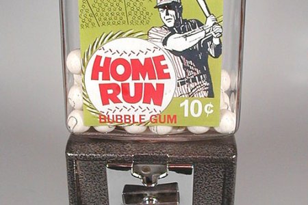 Northwestern 60 Baseball Gumball Machine