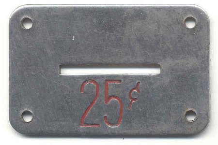 25c Coin Entry