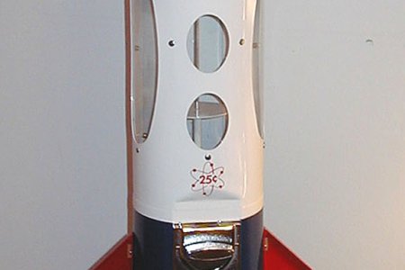 Retro Rocket Gumball or Capsule Machine