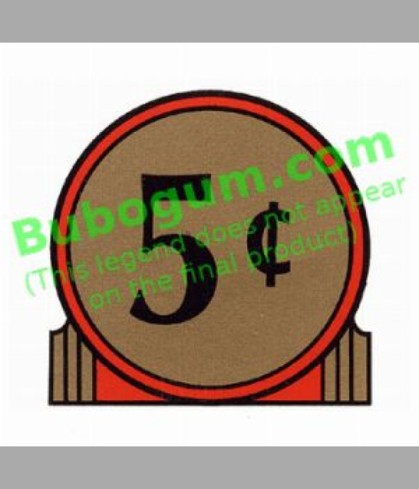Art Deco, Gold, 5c - DC534