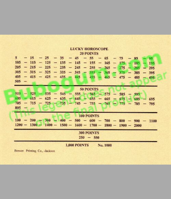 Lucky Horoscope - DC586