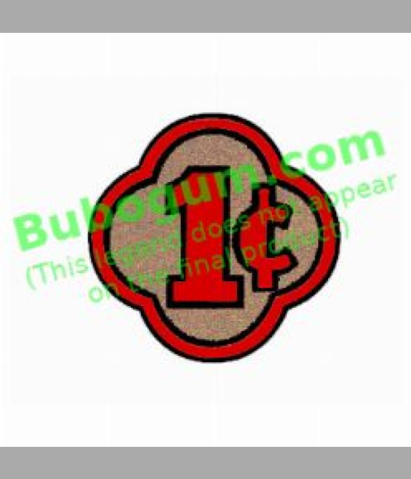 Red & Gold 1c Clover - DC627