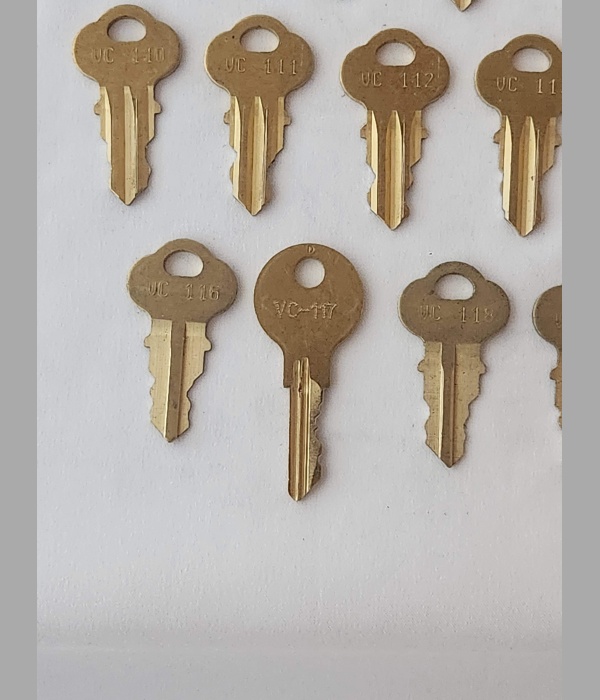 A Full Factory Set of Victor Vending Keys - KY007