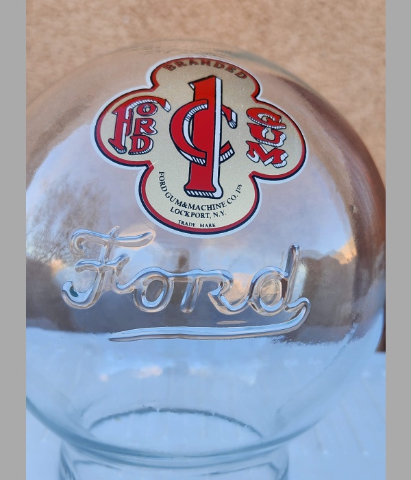 Ford Script Glass Globe 
