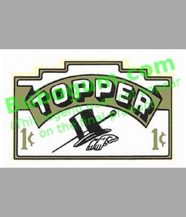 Victor Topper Hat & Cane 1c - DC017