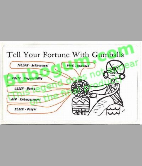 Ford Gum Marquee Label - Fortune Gumballs - DC080