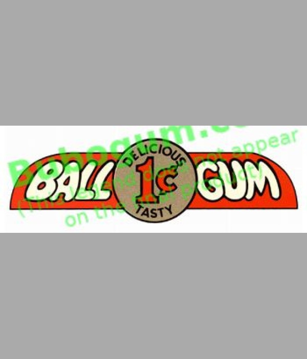 Northwestern 1c Ball Gum - DC093