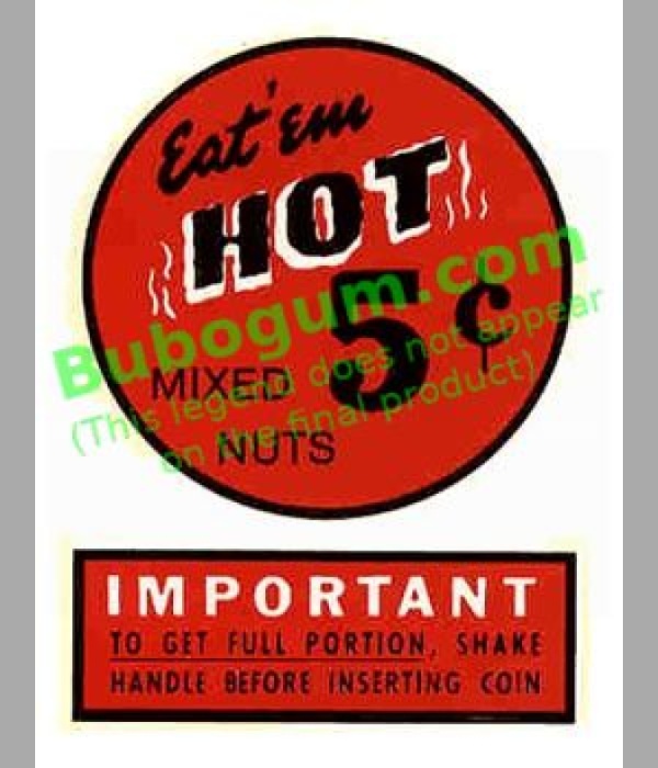 Challenger Eat 'em Hot 5c Mixed Nuts - DC096