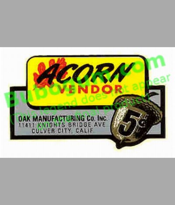 Acorn Vendor  5c - DC130