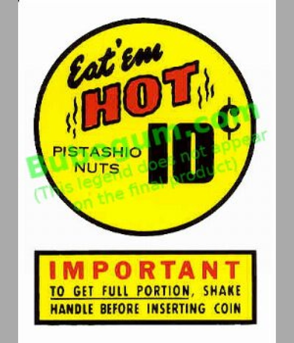 Challenger Eat 'em Hot 10c Pistachio Nuts - DC160