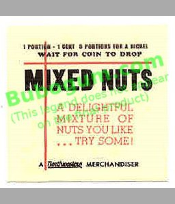 Northwestern 36 De Luxe Merchandiser Mixed Nuts - DC257
