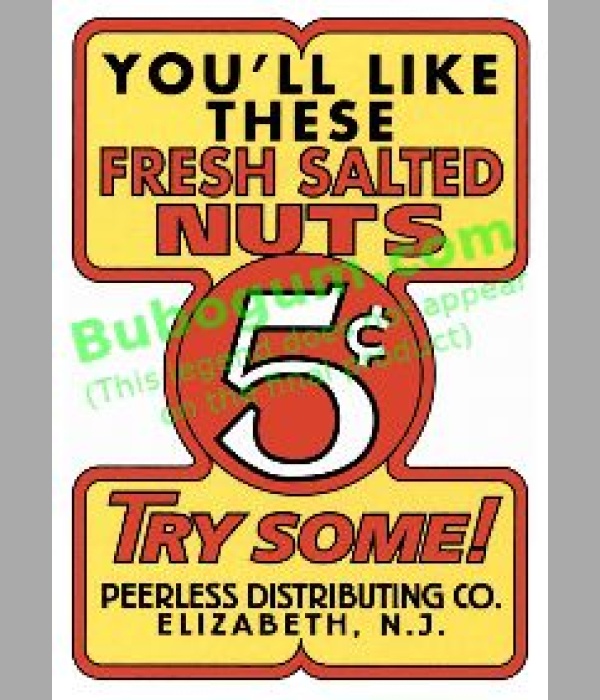 Peerless Distributing Co. Fresh Salted Nuts  5c - DC296