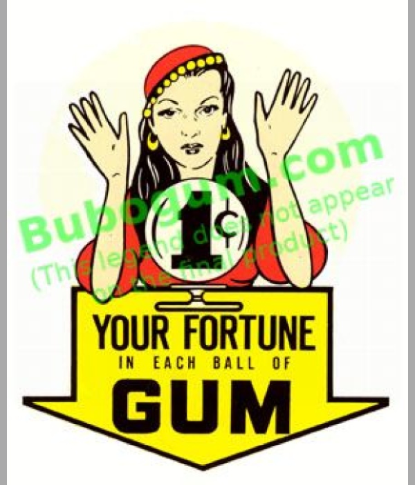 Your Fortune In Each Ball of Gum - Large - DC321