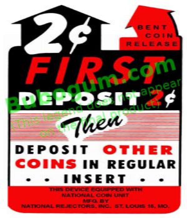 National Coin Unit First Deposit 2c - DC340