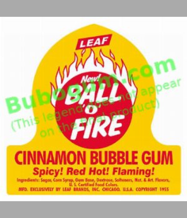 Leaf Ball 'O' Fire Cinnamon Bubble Gum - DC348