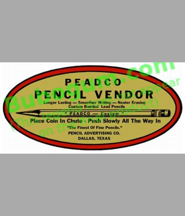 Peadco Pencil Vendor - DC366