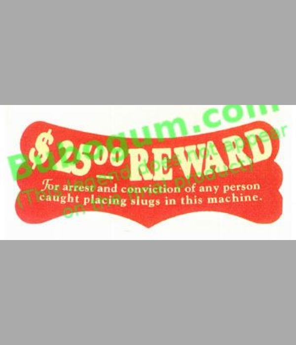 Bluebird  $25.00 Reward - DC390