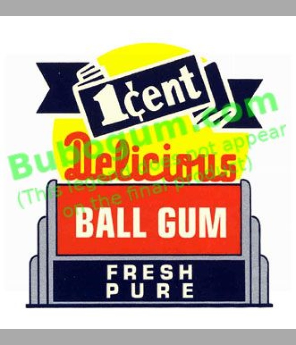 1cent DELICIOUS BALL GUM - DC454