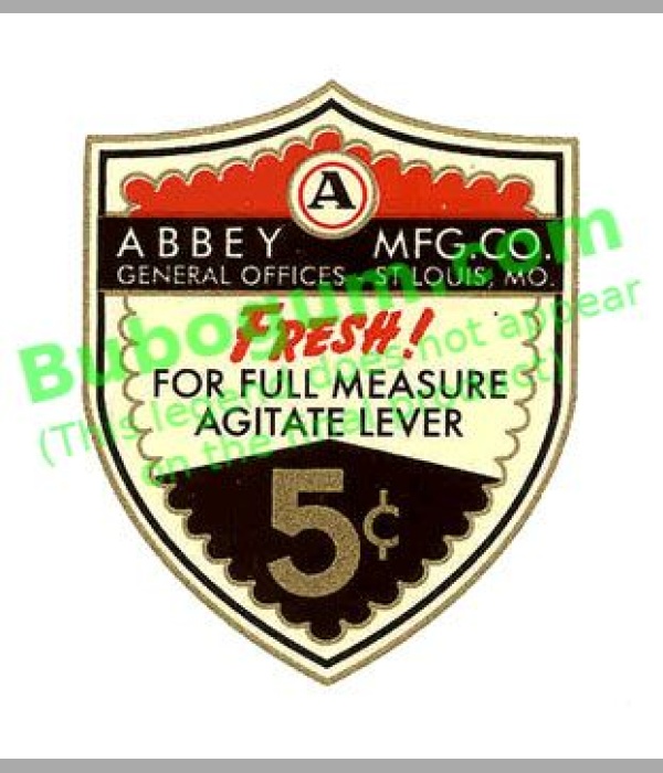 Abbey Mfg. Co. Fresh!  5c (small) - DC503