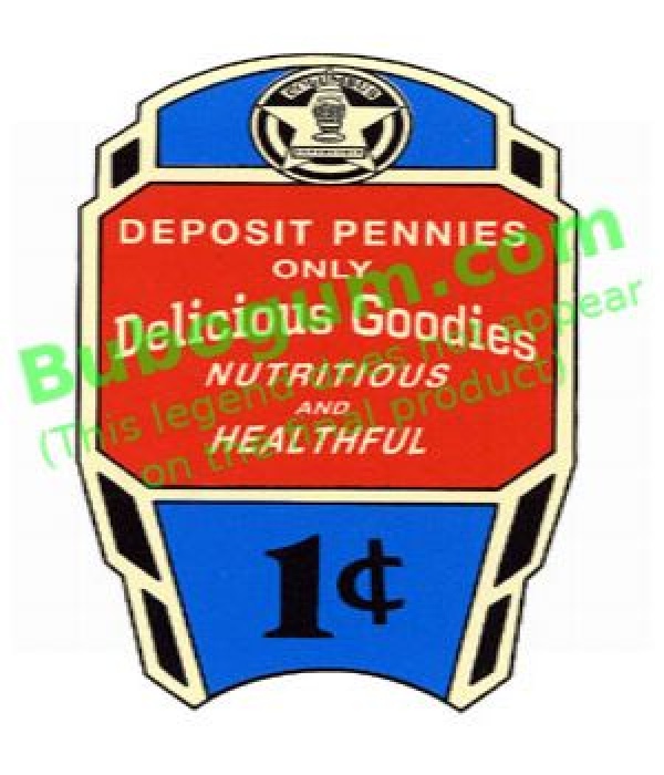 Columbus  Delicious Goodies 1c (No Star) - For #3 Globe - DC509