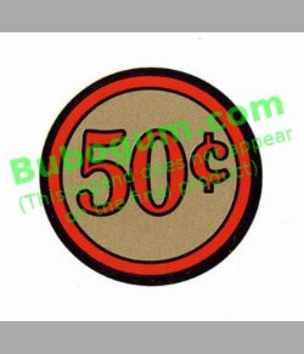 Red/Gold Circle 50c - DC520