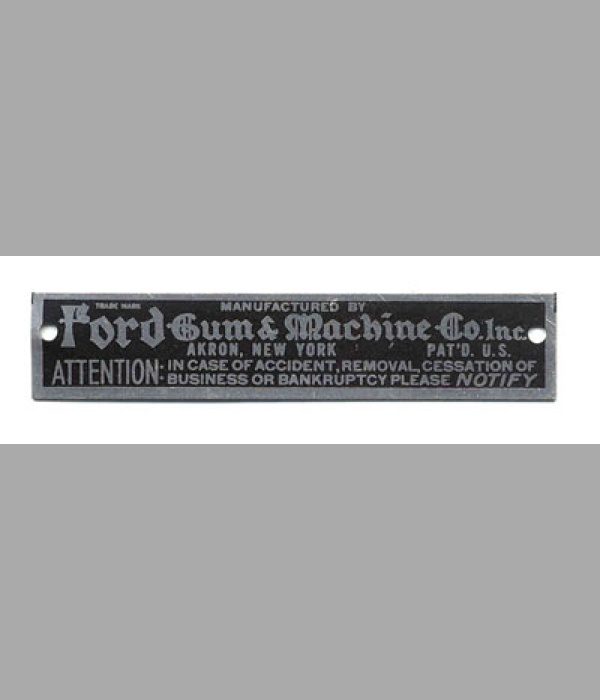 Ford Name Plate - DC565