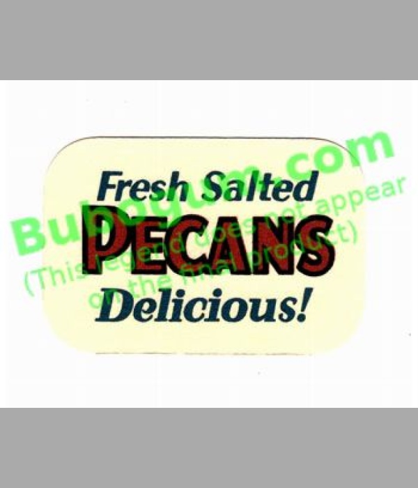 Northwestern 31 Merchandiser   Fresh Salted Pecans Card - DC616