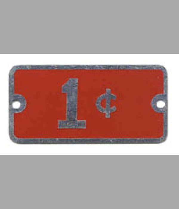 1c Coin Tag - MT001